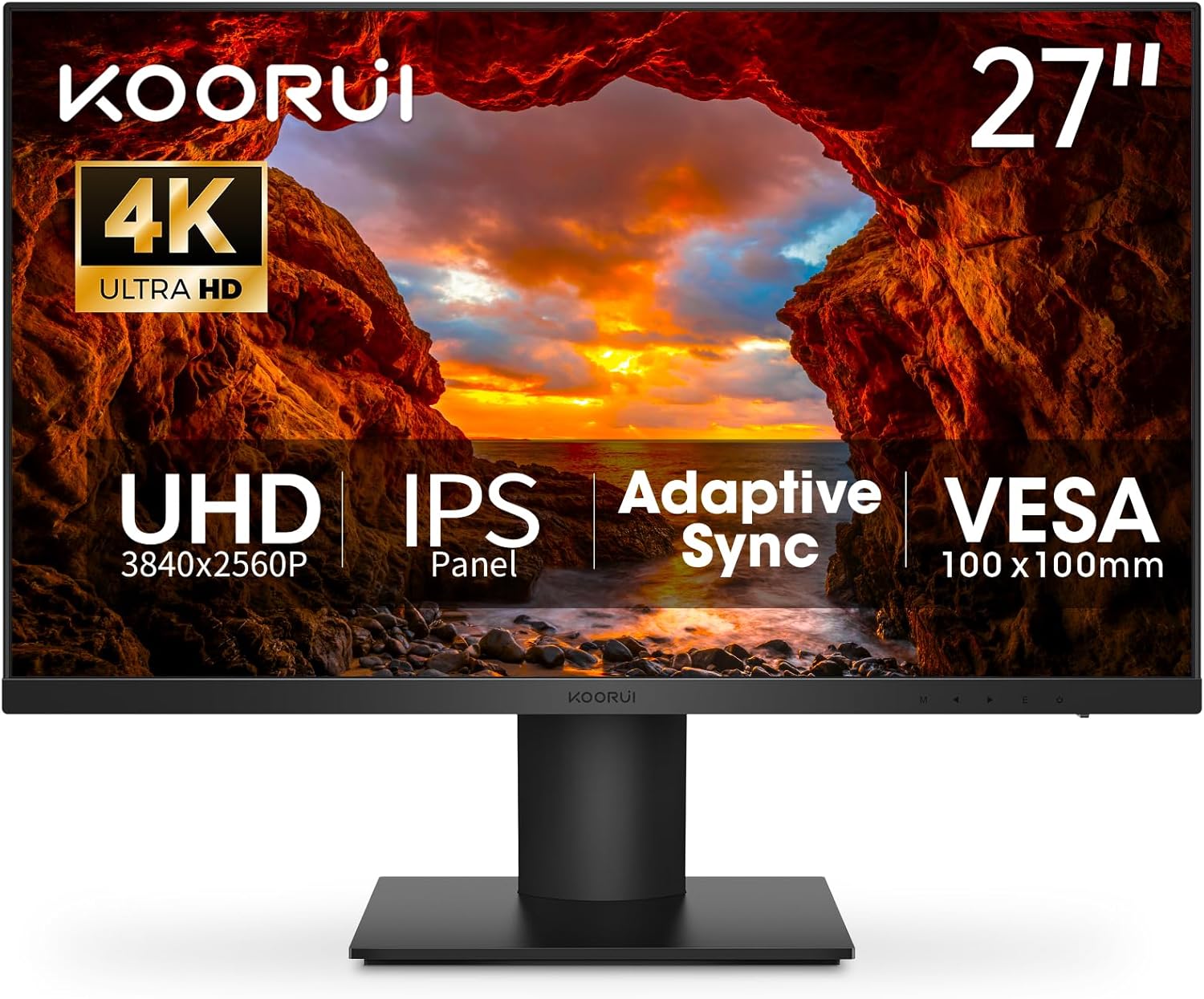 限时7.7折】KOORUI 24英寸IPS显示器：特价239.99(原价312.99) | 省多多